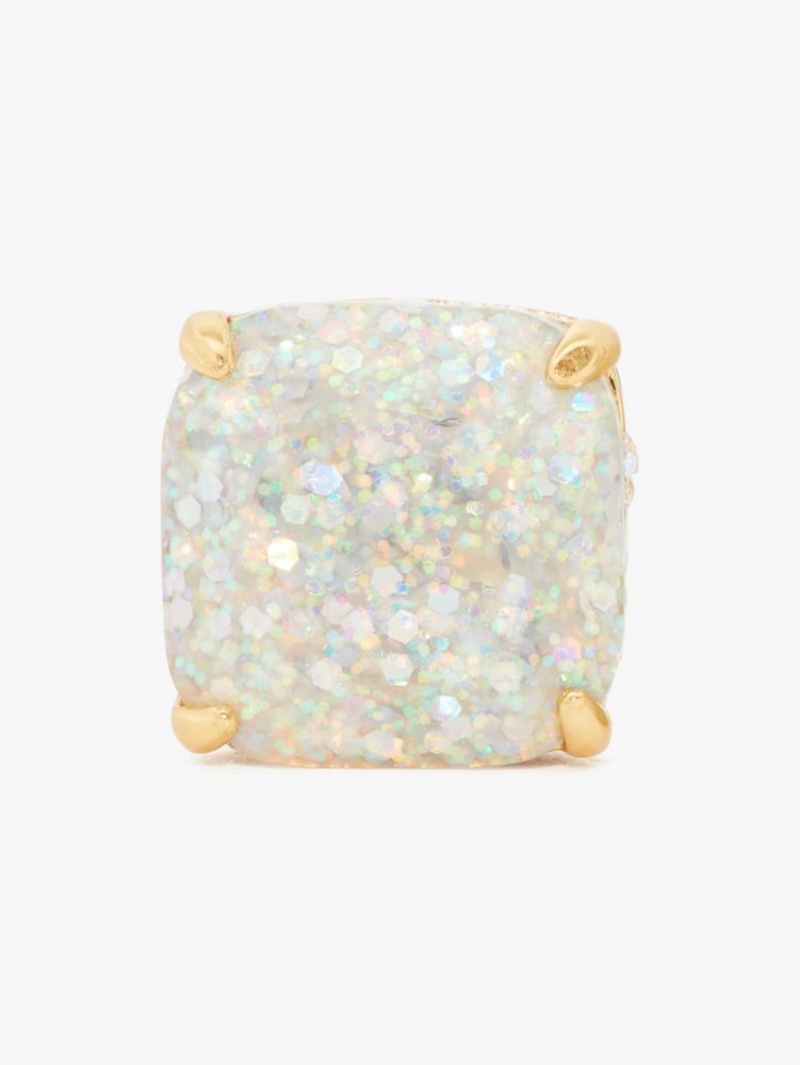 Kate Spade Kate Spade Small Square Studs Opal Glitter | 7462850-YD