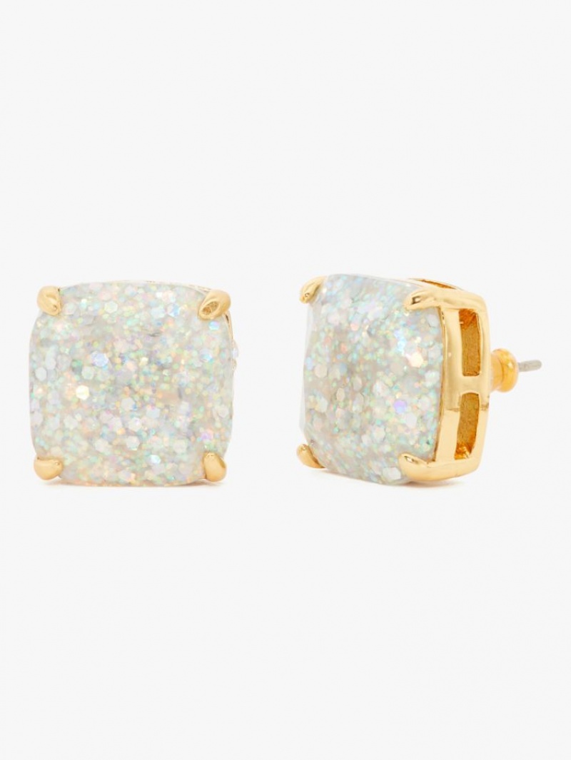 Kate Spade Kate Spade Small Square Studs Opal Glitter | 7462850-YD