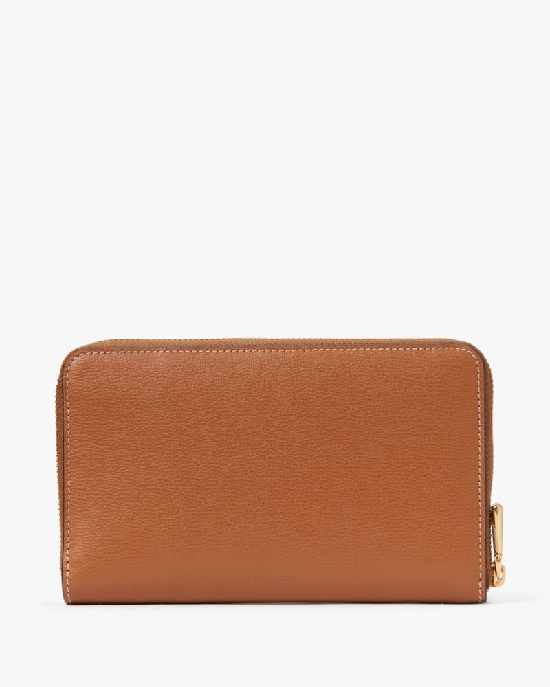 Kate Spade Katy Medium Zip-around Wallet Allspice Cake | 5921736-HV