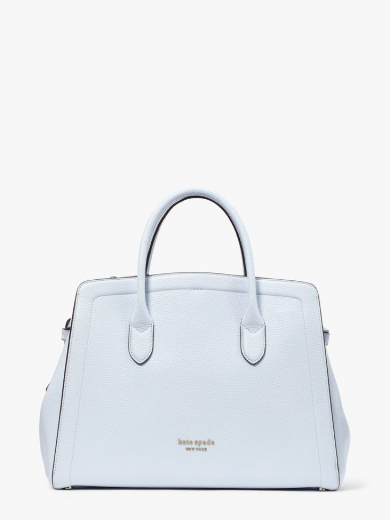 Kate Spade Knott Large Satchel Blue | 7082395-FZ