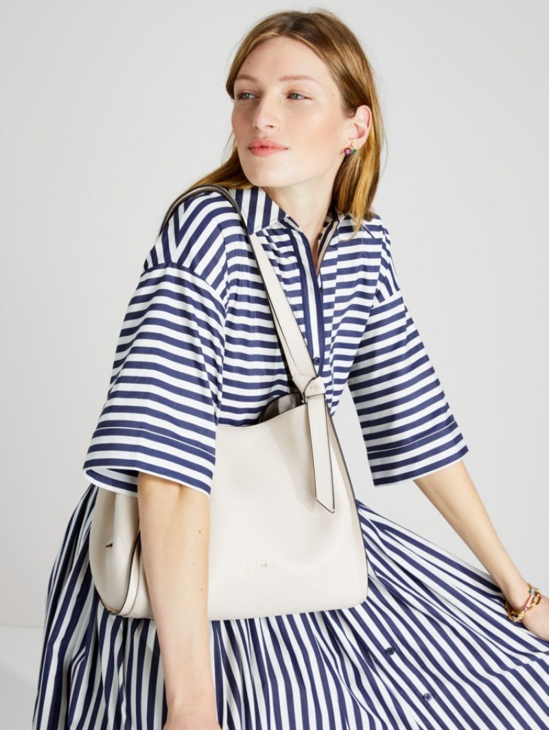Kate Spade Knott Large Shoulder Bag Cream | 3097182-HA