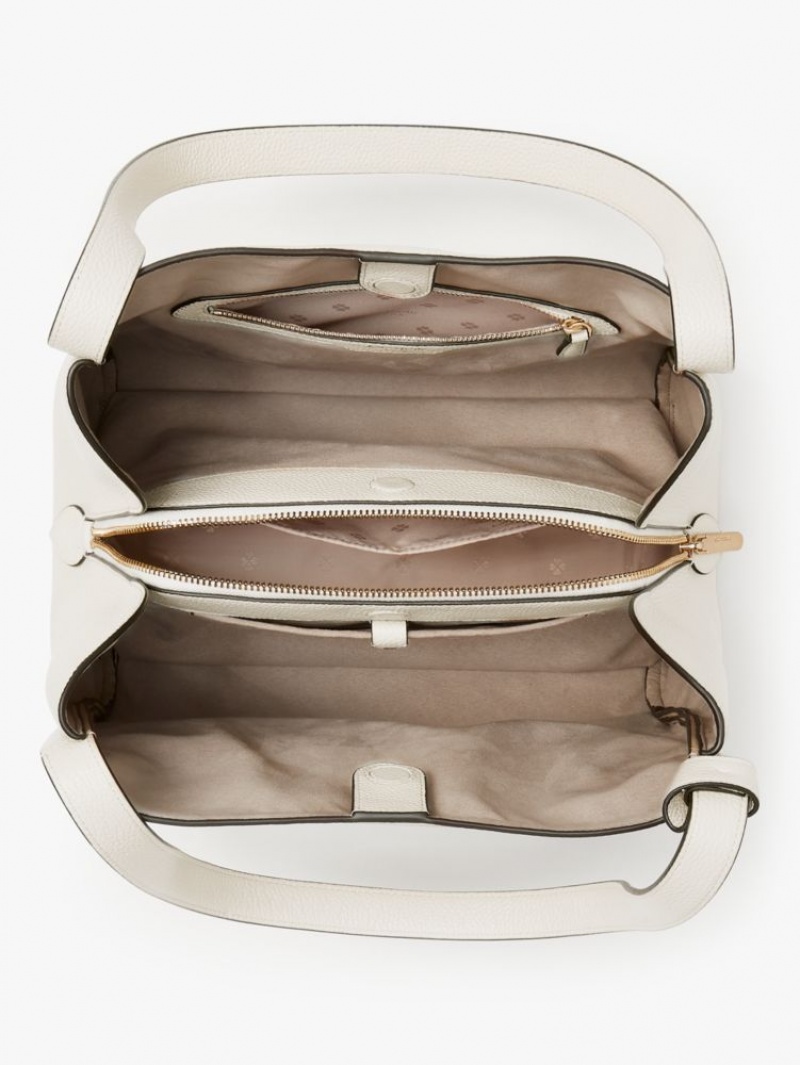 Kate Spade Knott Large Shoulder Bag Cream | 3097182-HA