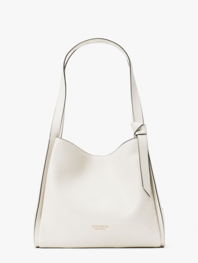 Kate Spade Knott Large Shoulder Bag Cream | 3097182-HA