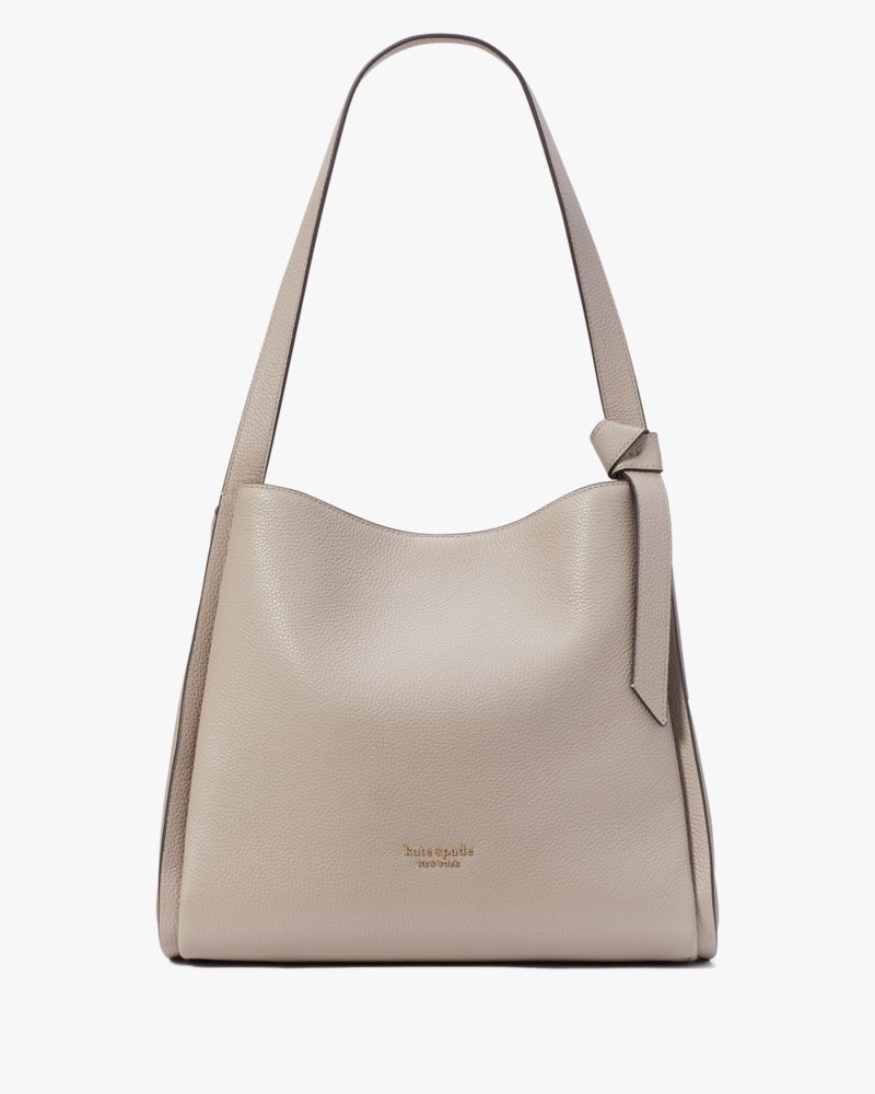 Kate Spade Knott Large Shoulder Bag Grey Brown | 9267410-NZ