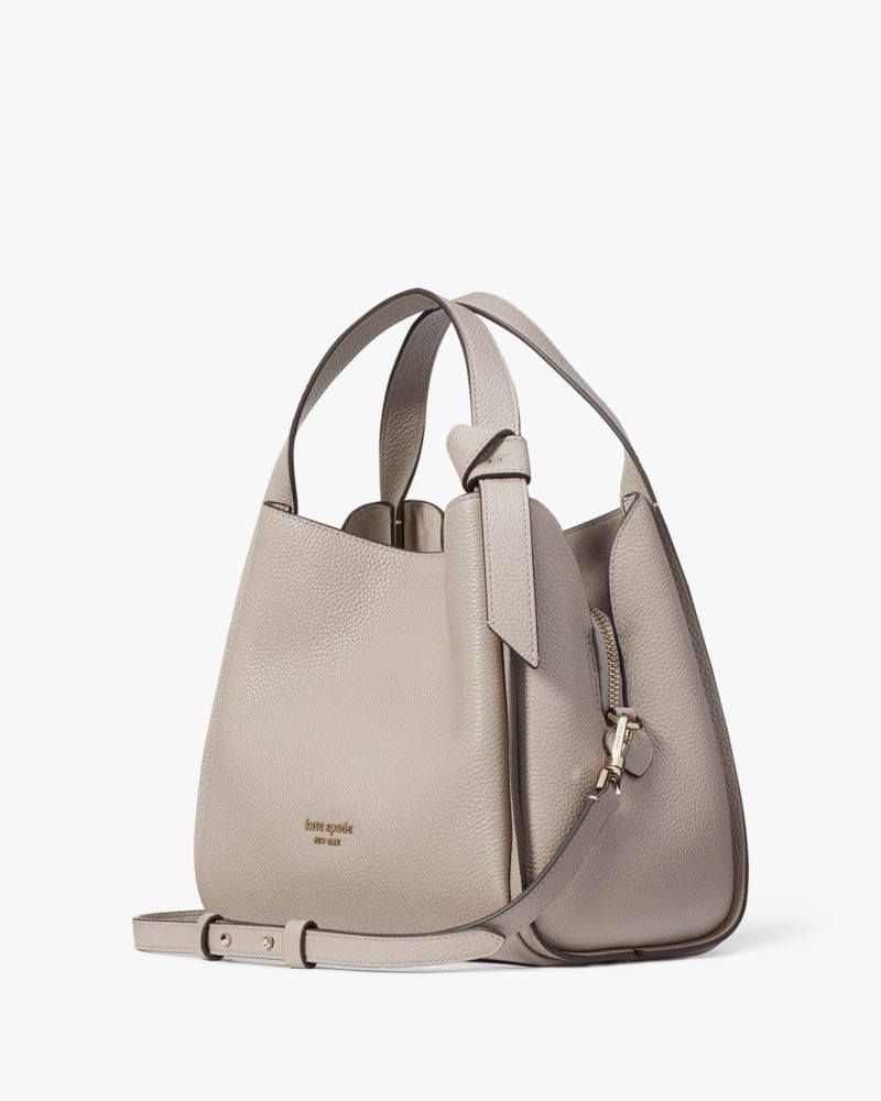 Kate Spade Knott Medium Crossbody Tote Grey Brown | 0267918-CG