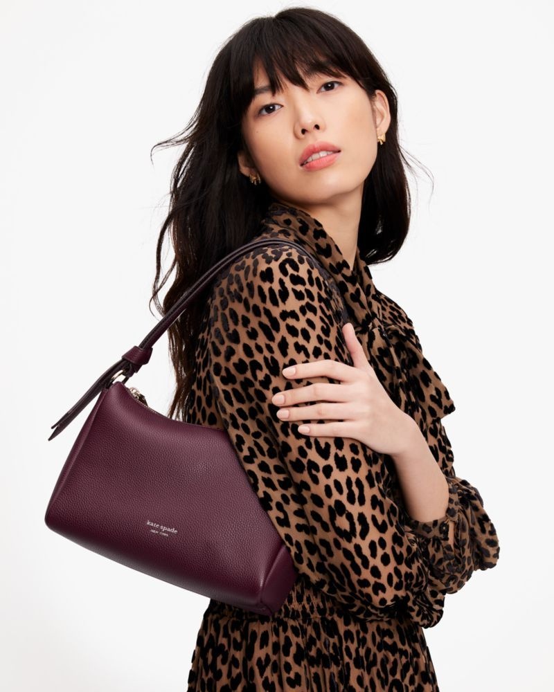 Kate Spade Knott Medium Shoulder Bag Deep Pink | 2406958-PC
