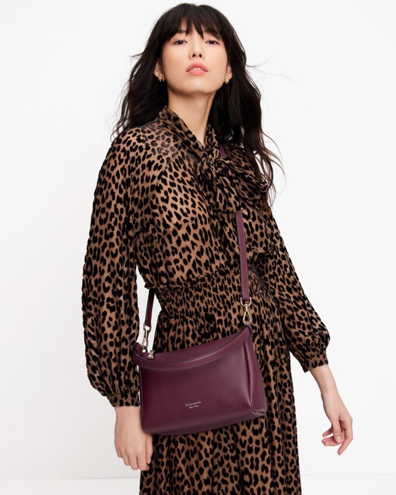 Kate Spade Knott Medium Shoulder Bag Deep Pink | 2406958-PC