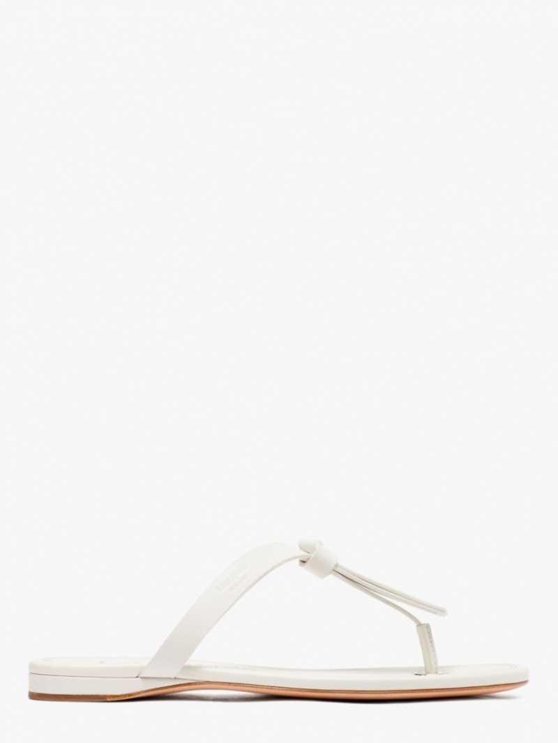 Kate Spade Knott Slide Sandals Parchment | 8697015-HE