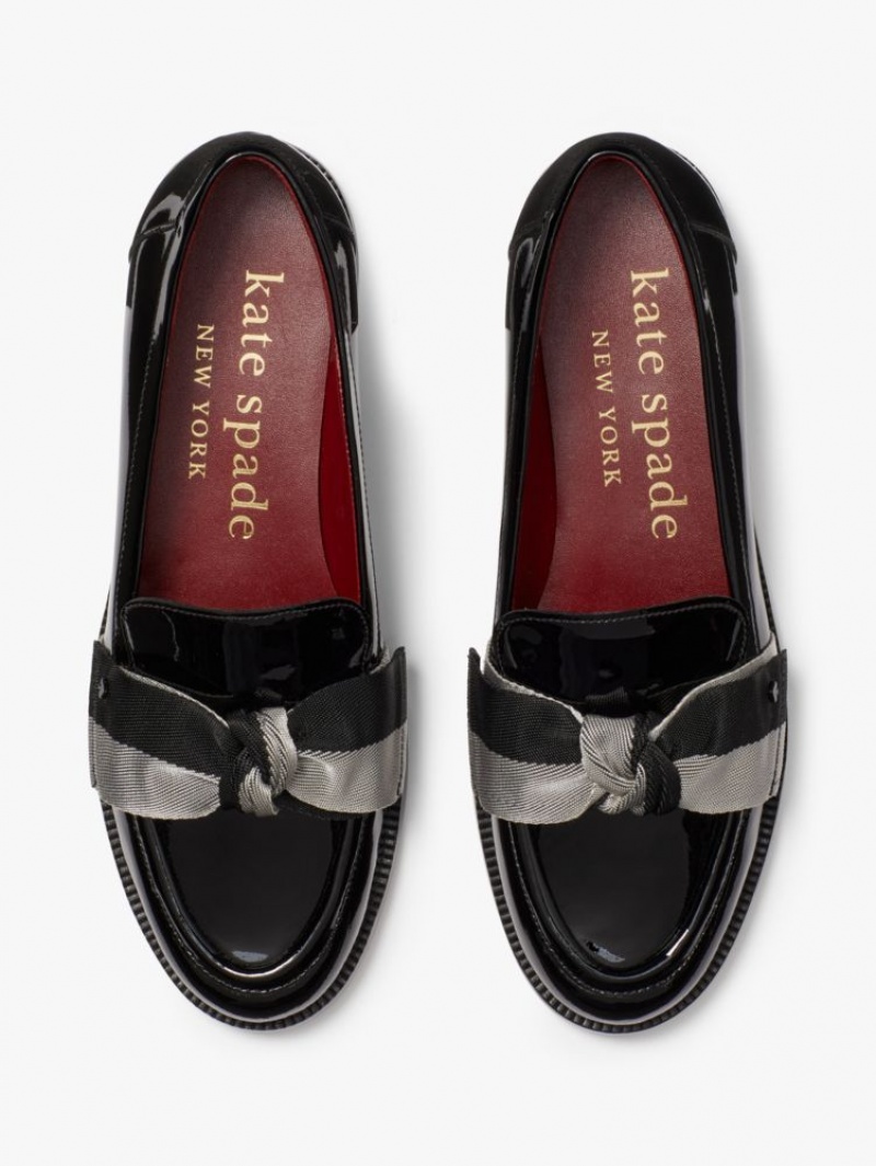 Kate Spade Leandra Loafers Black Multicolor | 5093278-KH
