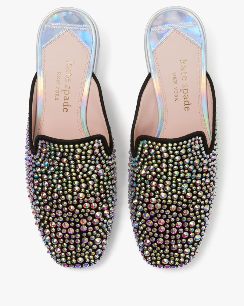Kate Spade Life Of The Party Pave Mules Black | 5391847-BJ