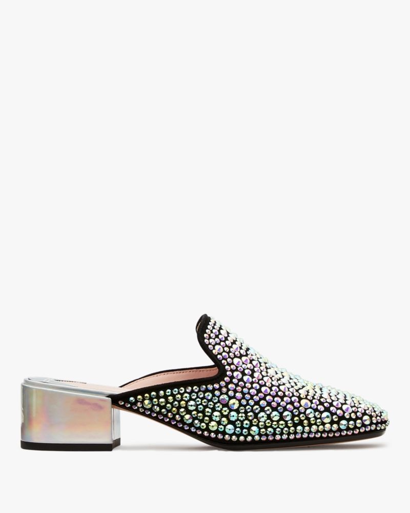 Kate Spade Life Of The Party Pave Mules Black | 5391847-BJ