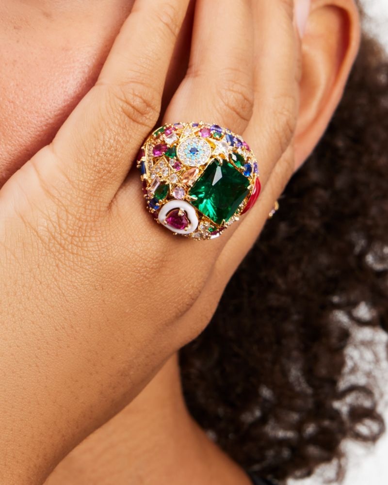 Kate Spade Like Magic Cocktail Ring Multicolor | 5742901-XP