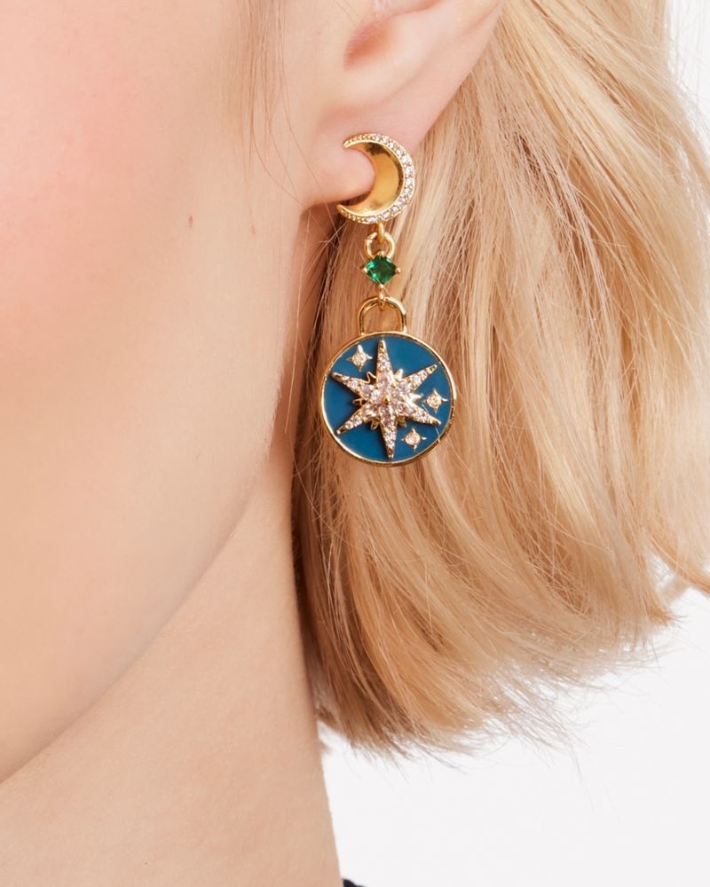 Kate Spade Like Magic Drop Earrings Blue / Multicolor | 0178392-AL