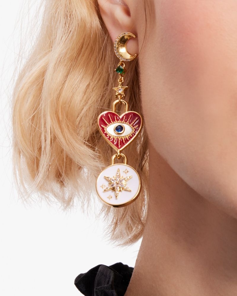 Kate Spade Like Magic Linear Earrings Multicolor | 7682594-JK