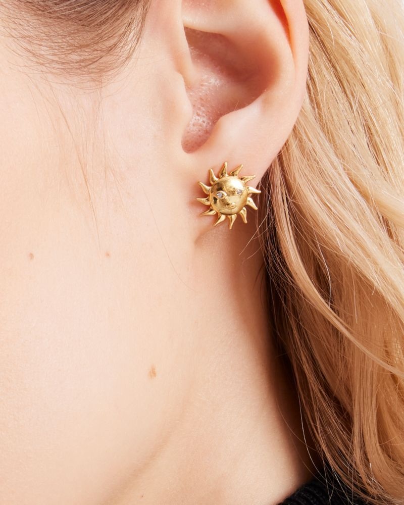 Kate Spade Like Magic Sun And Moon Studs Gold | 1526983-PC