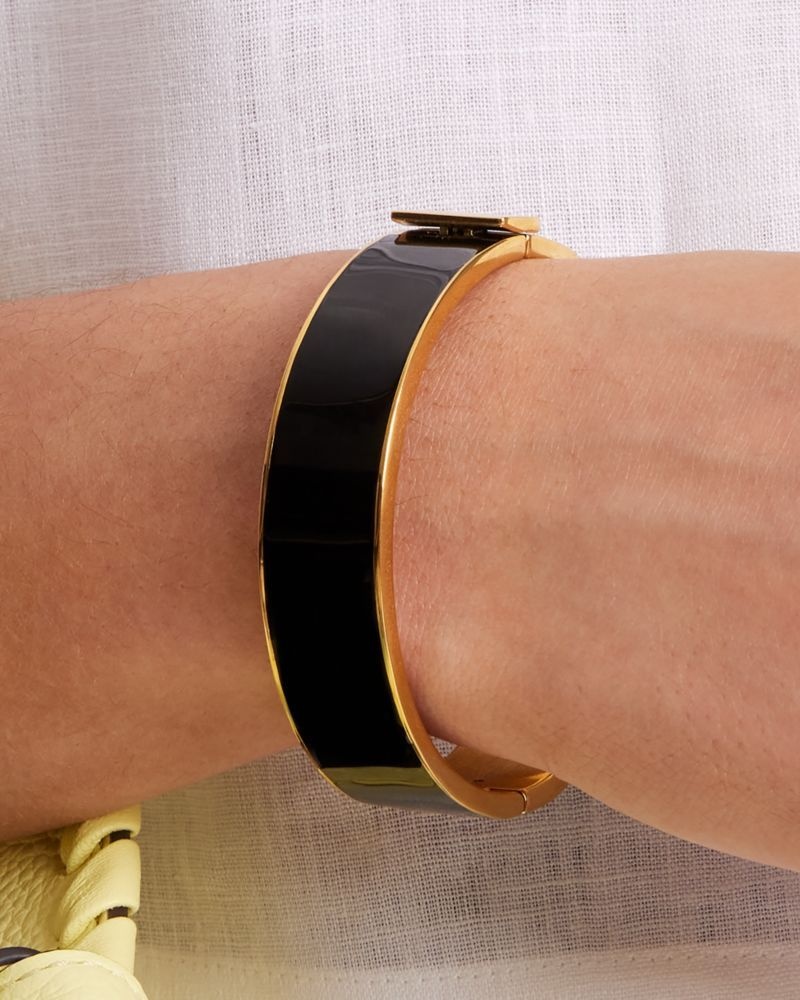 Kate Spade Little Black Idiom Bangle Black | 8072539-CN