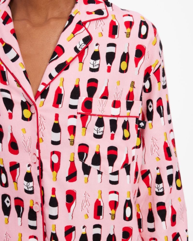 Kate Spade Long PJ Set Bubbly | 5867039-EC