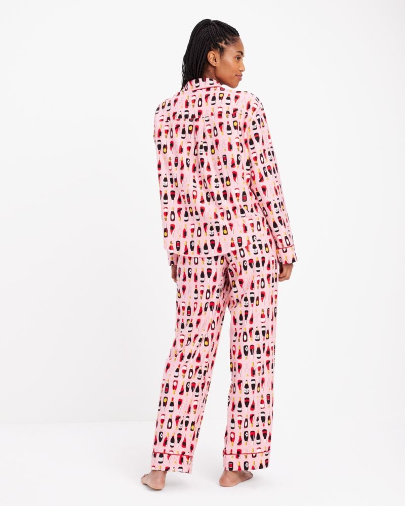 Kate Spade Long PJ Set Bubbly | 5867039-EC