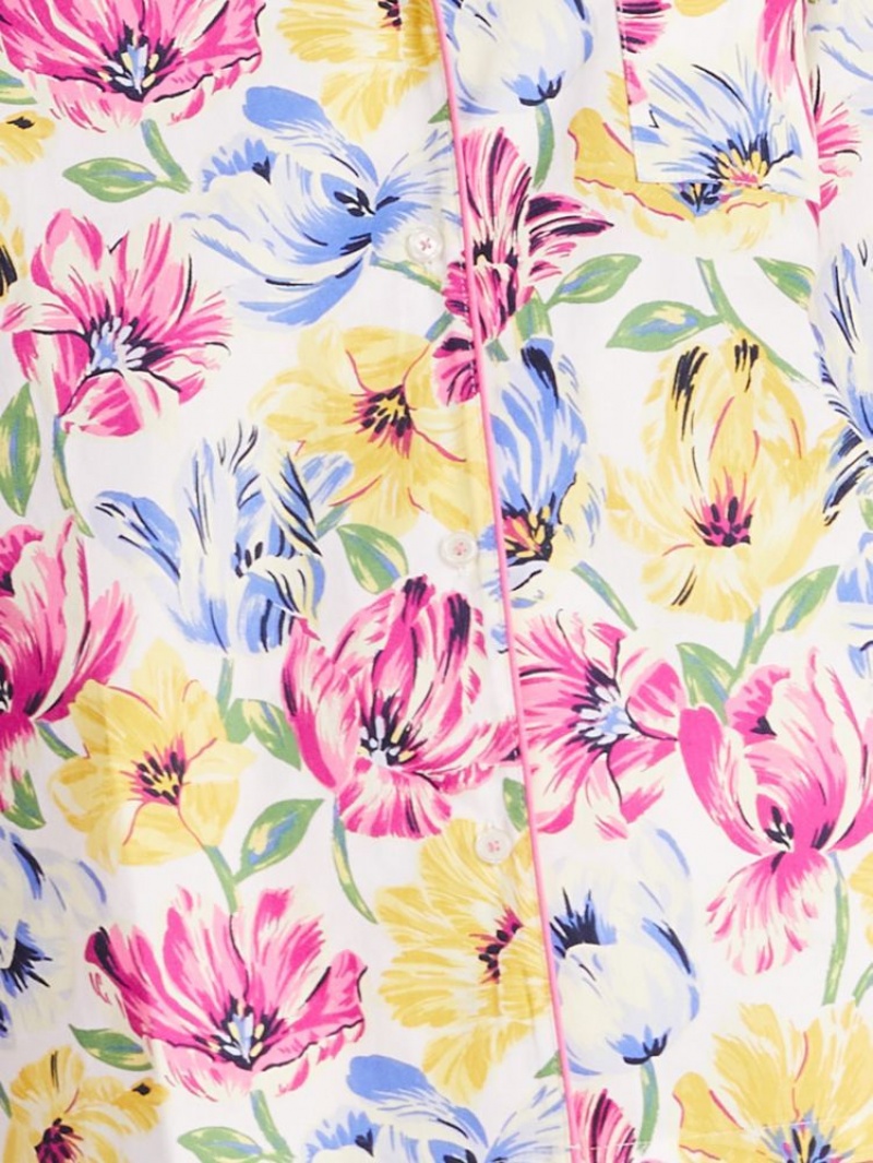 Kate Spade Long PJ Set Painted Tulips | 6859407-RI