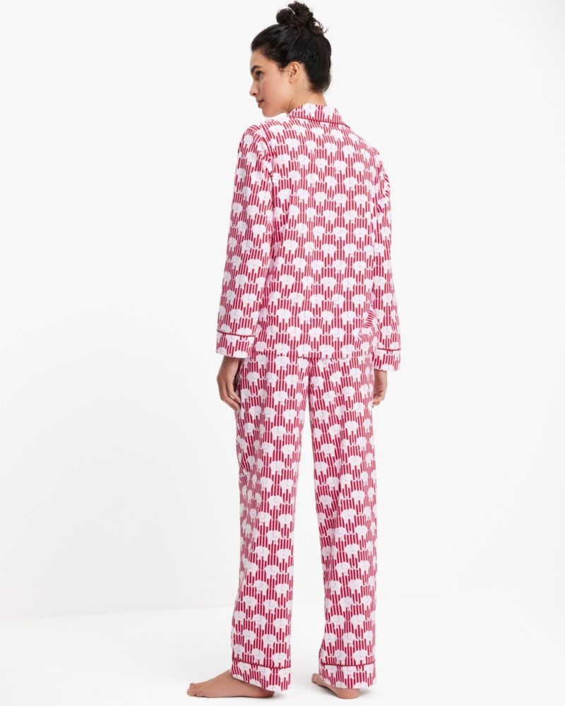 Kate Spade Long PJ Set Stripes | 1497523-BK