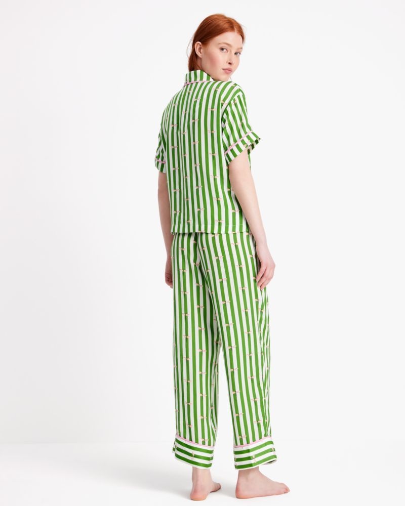 Kate Spade Long PJ Set Stripes | 9543217-LM
