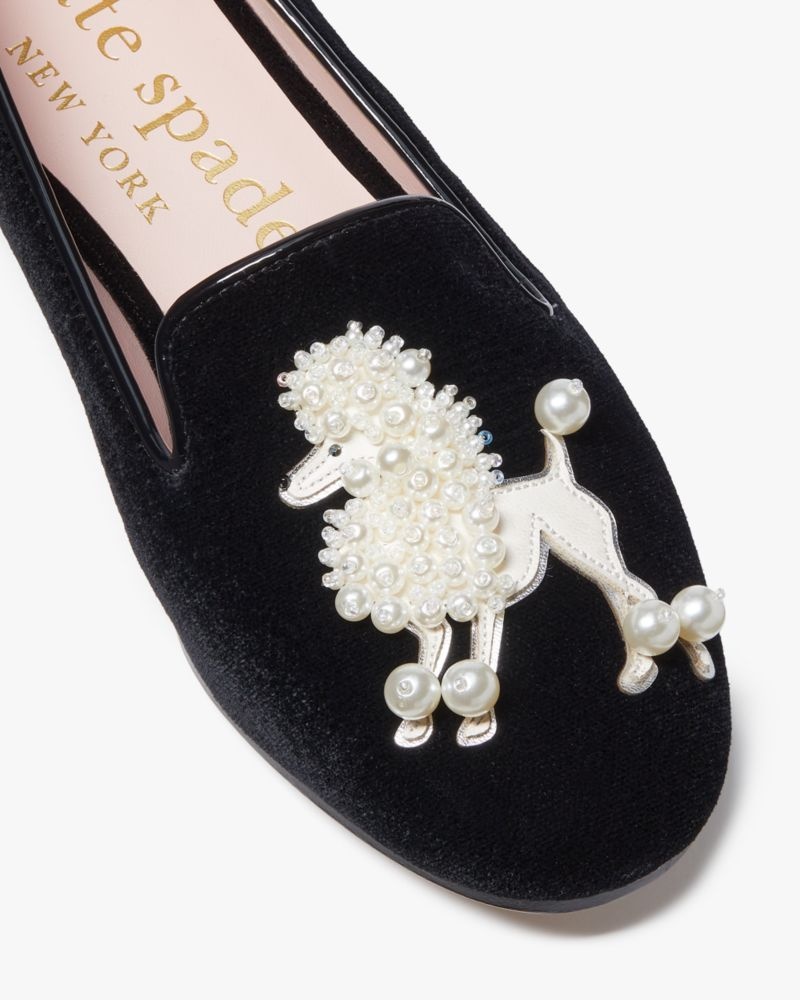Kate Spade Lounge Poodle Loafers Black | 8503219-KF