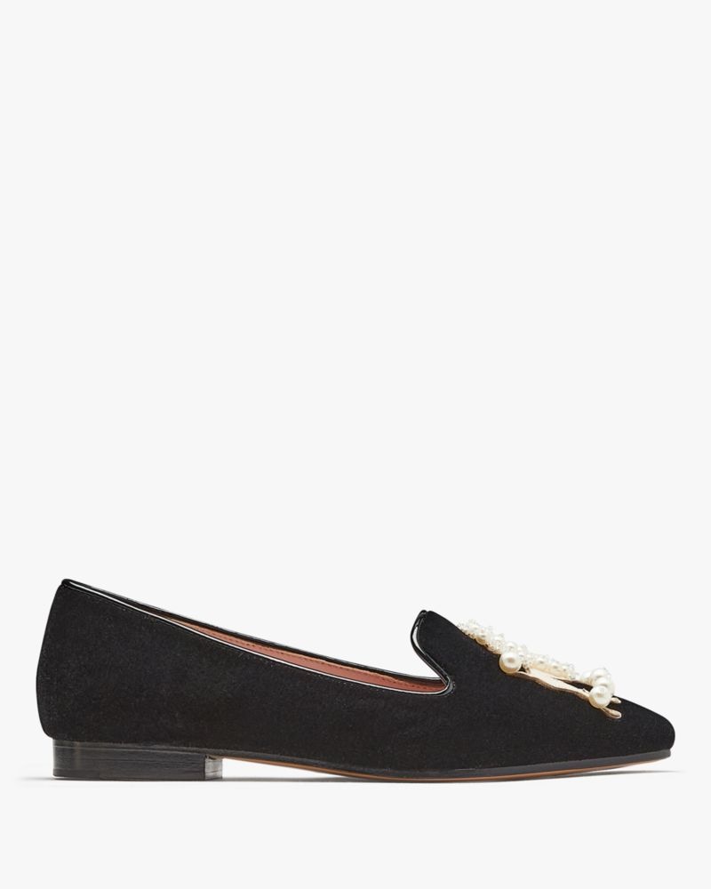 Kate Spade Lounge Poodle Loafers Black | 8503219-KF
