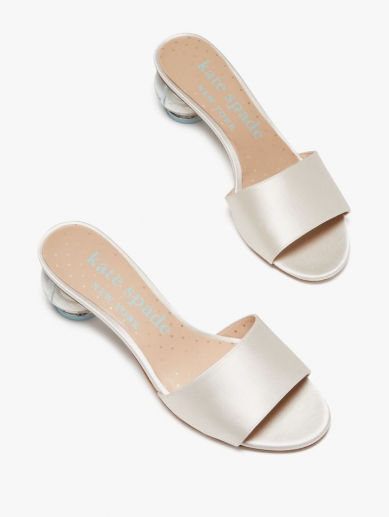 Kate Spade Love Slide Sandals White | 2419307-OB