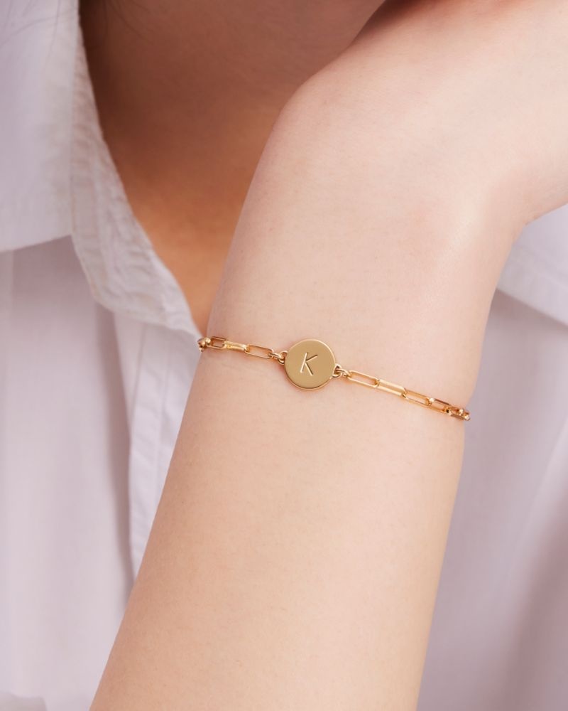Kate Spade M Initial Chain Bracelet Gold | 6302597-YV