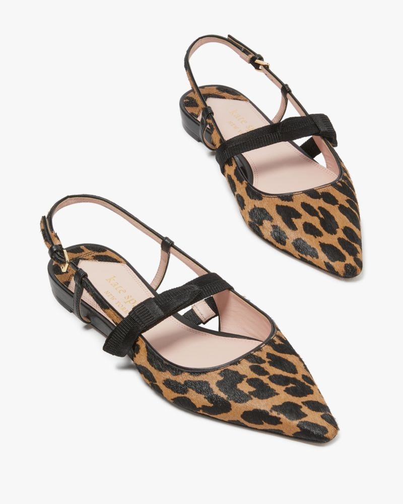 Kate Spade Maritza Flats Mrdn Leo/ Lght Tob | 1975436-ST