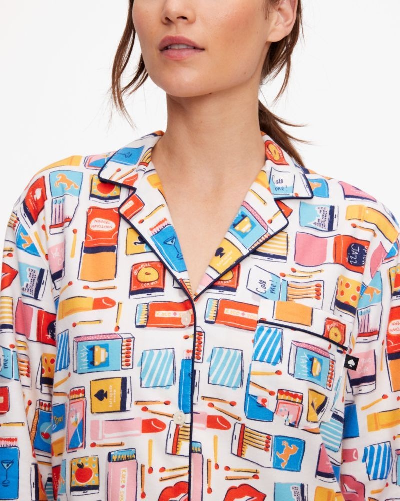 Kate Spade Match Boxes Sleepshirt Match Boxes Print | 8915734-IF