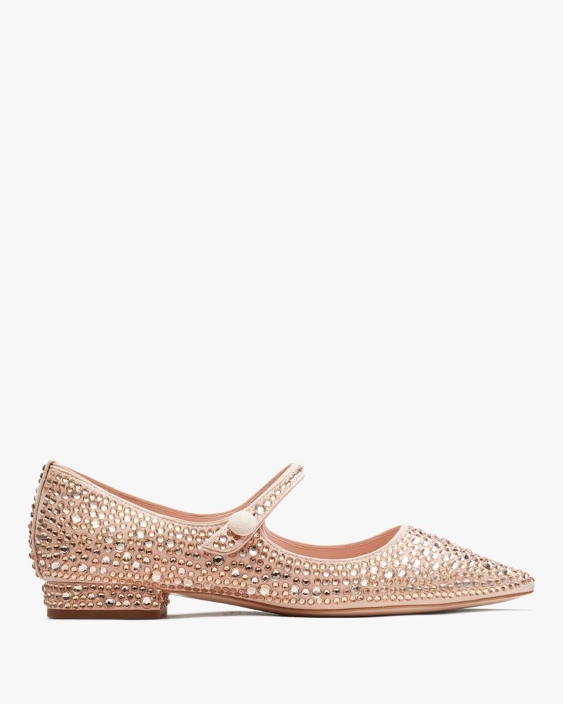 Kate Spade Maya Crystal Flats Pink | 9657830-CM