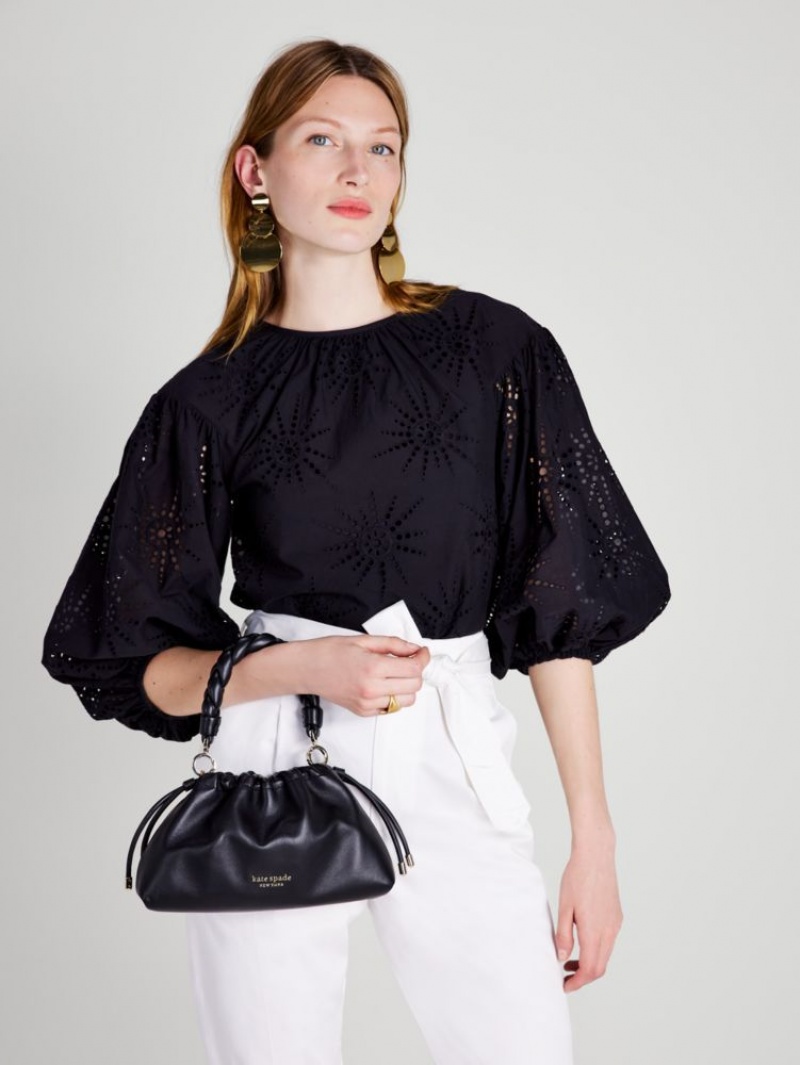 Kate Spade Meringue Small Crossbody Black | 1297548-HB