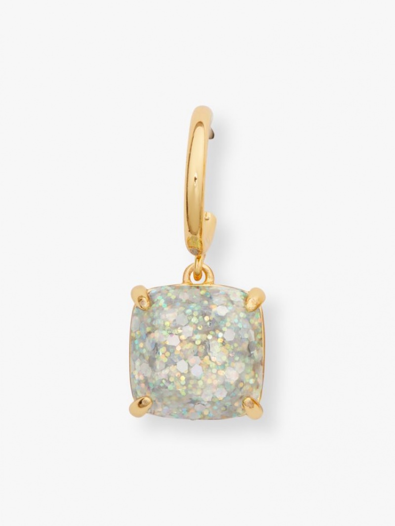 Kate Spade Mini Square Huggies Opal Glitter | 0897312-VG