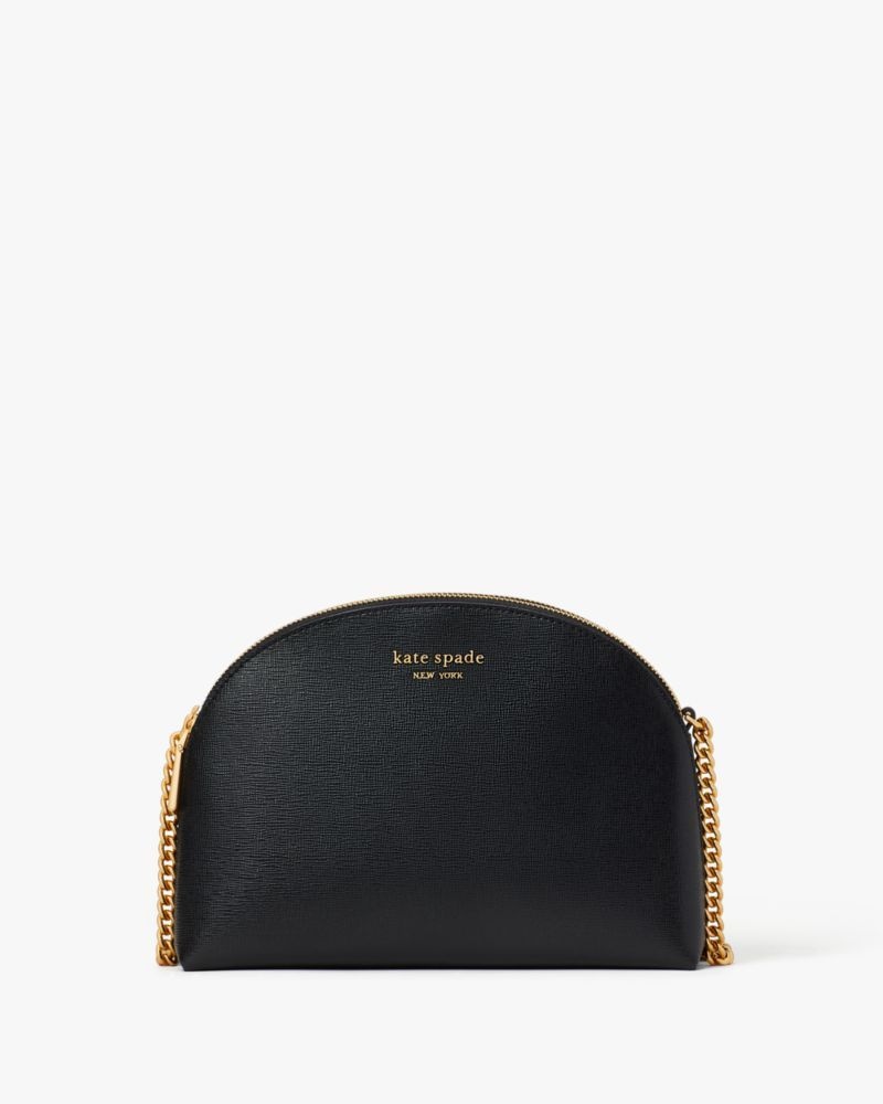 Kate Spade Morgan Double-zip Dome Crossbody Black | 4286530-YS