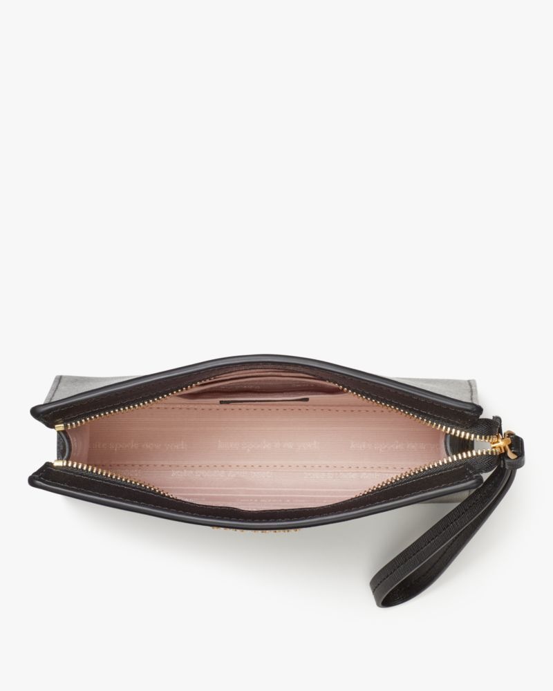 Kate Spade Morgan Gusseted Wristlet Black | 9107854-QJ
