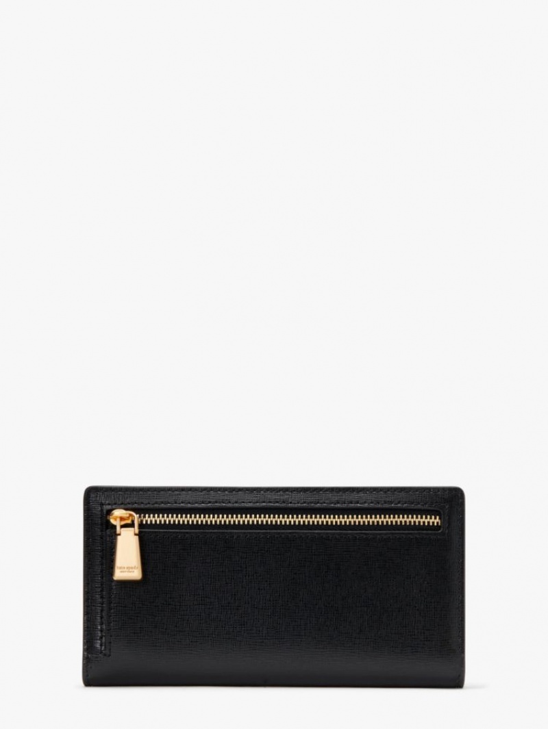 Kate Spade Morgan Slim Bifold Wallet Black | 1934267-JT