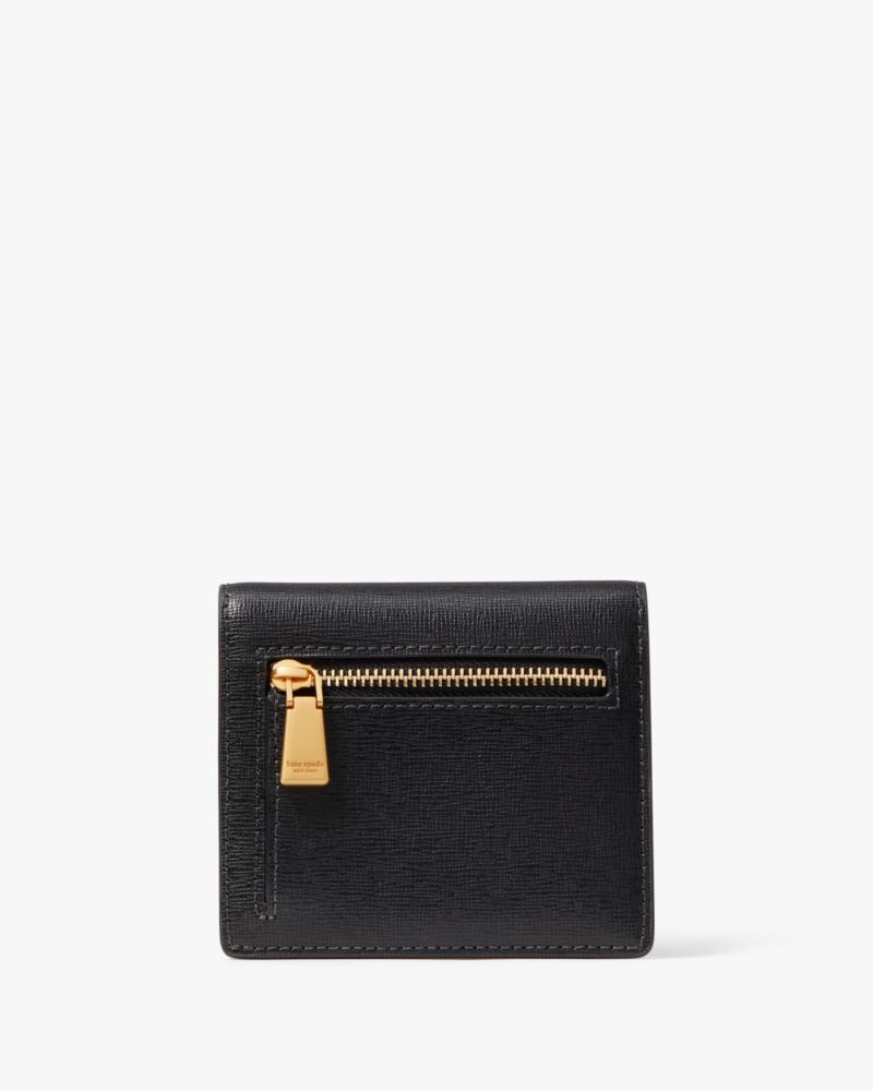 Kate Spade Morgan Small Bifold Wallet Black | 2850943-LV