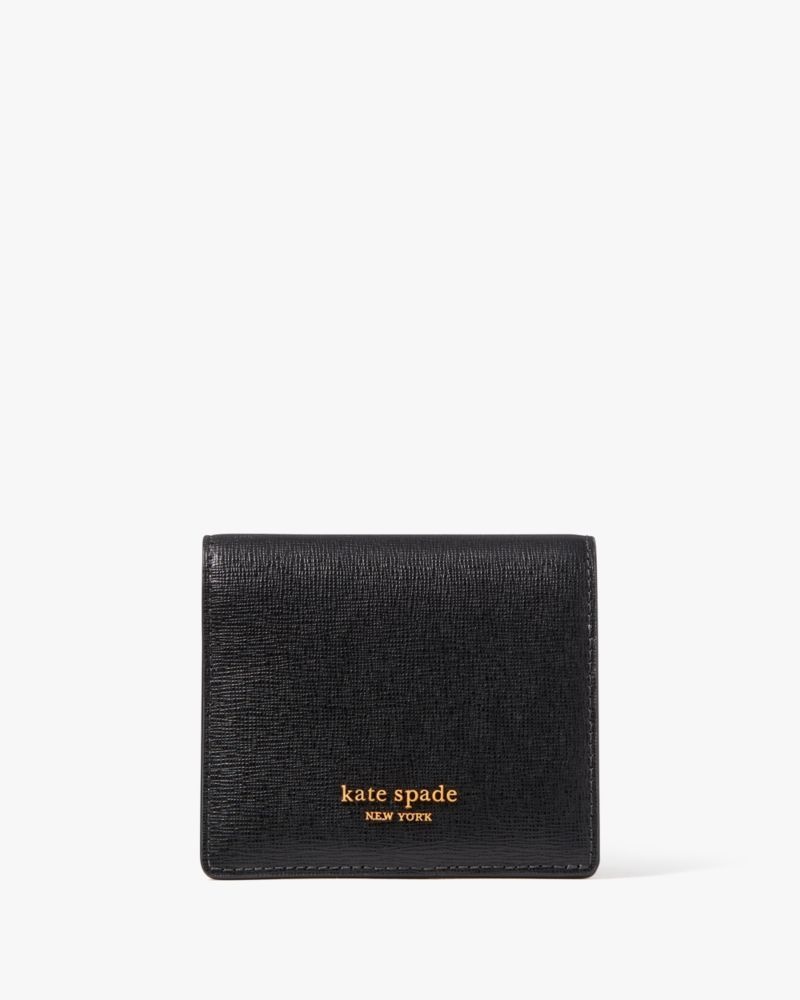Kate Spade Morgan Small Bifold Wallet Black | 2850943-LV