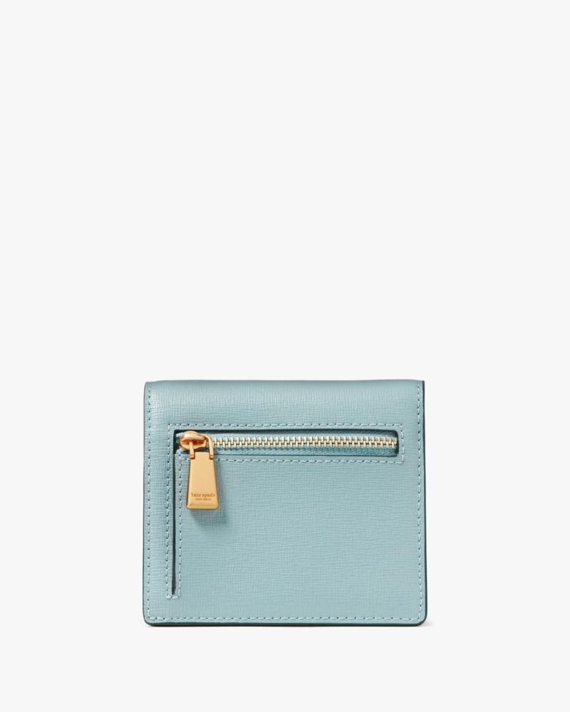 Kate Spade Morgan Small Bifold Wallet Turquoise | 6281097-JI