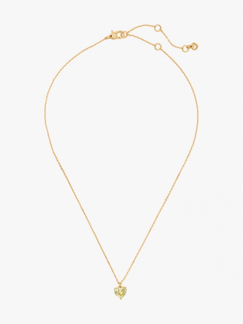 Kate Spade My Love August Heart Pendant Peridot | 2951673-GK