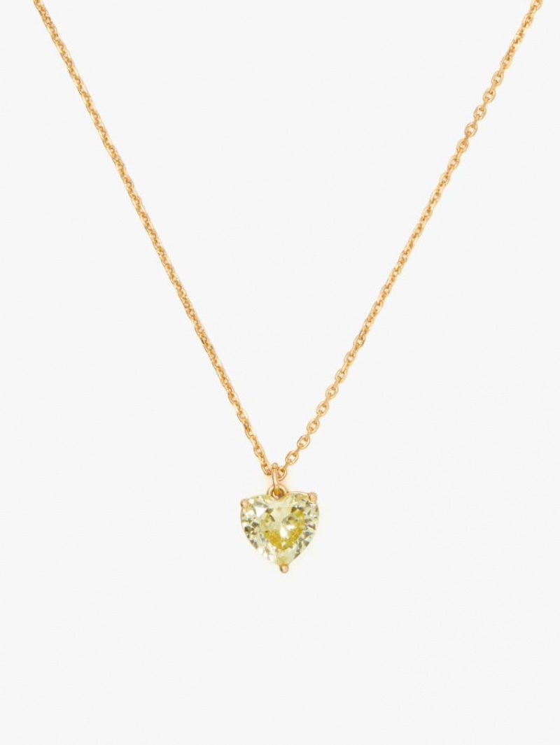 Kate Spade My Love August Heart Pendant Peridot | 2951673-GK