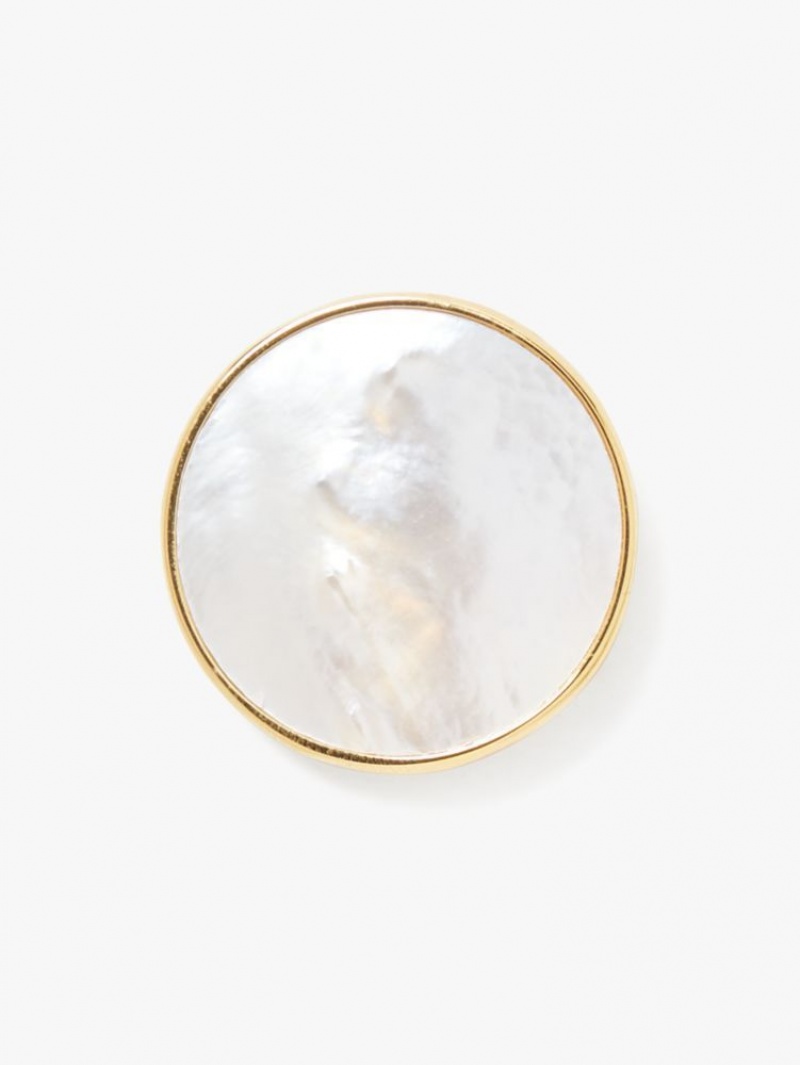 Kate Spade On The Dot Statement Studs Cream / Gold | 3162450-JK