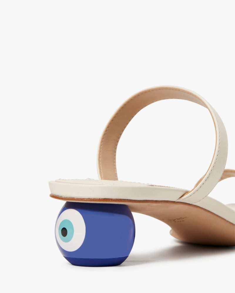 Kate Spade Palm Spring Evil Eye Sandals Cream | 6793024-IS