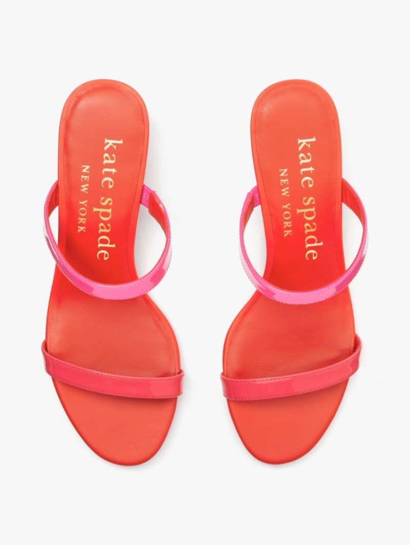 Kate Spade Palm Springs Slide Sandals Pink Multicolor | 0269543-TL