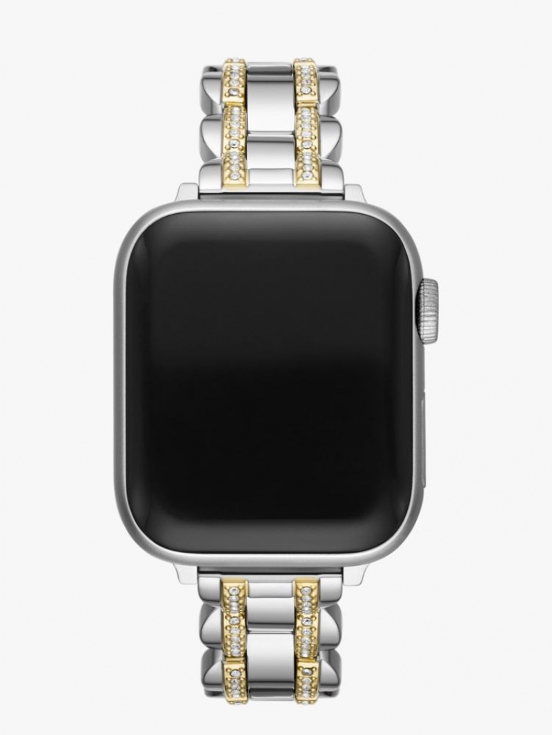 Kate Spade Pave Stainless Steel Bracelet 38/40mm Band For Apple Watch? Silver / Gold | 1670834-DE