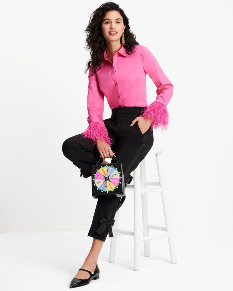 Kate Spade Plumage Shirt Vivid Snapdragon | 6872315-NA