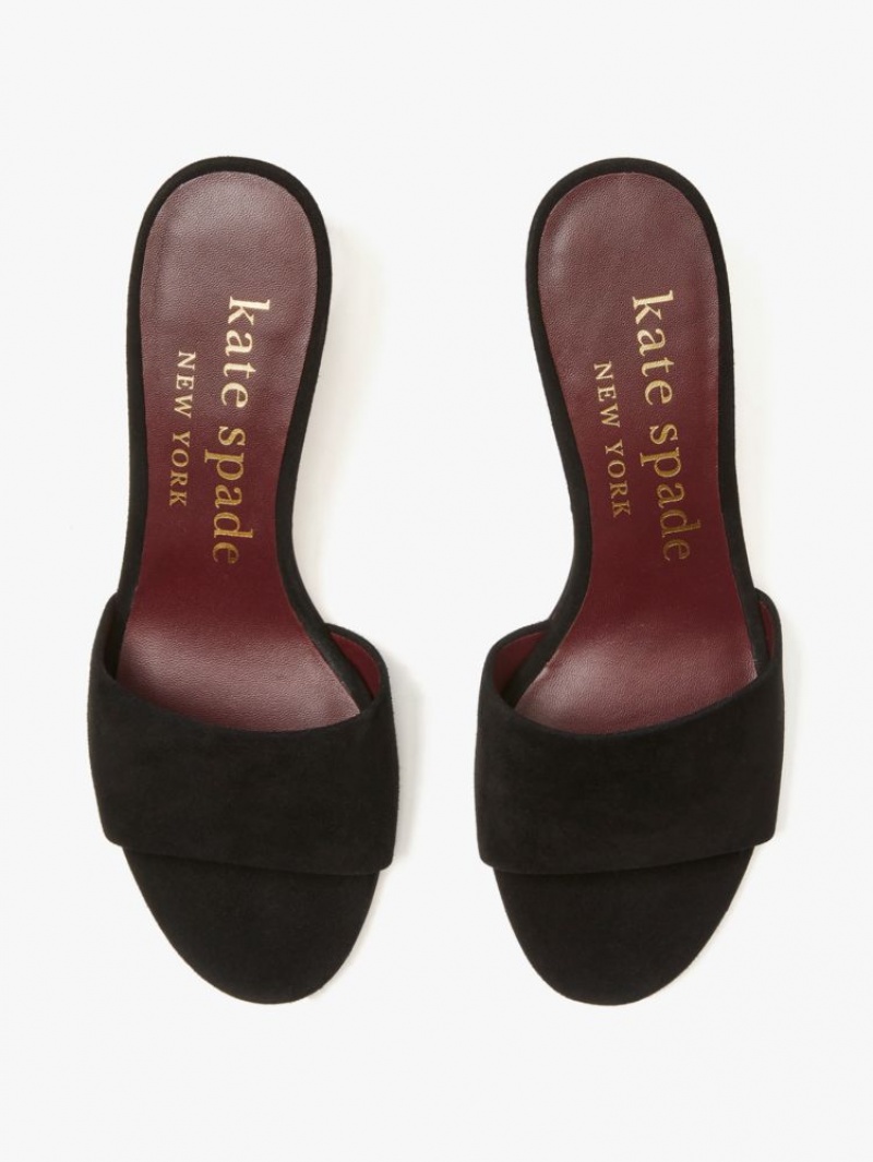 Kate Spade Polished Slide Sandals Black | 3981406-RP