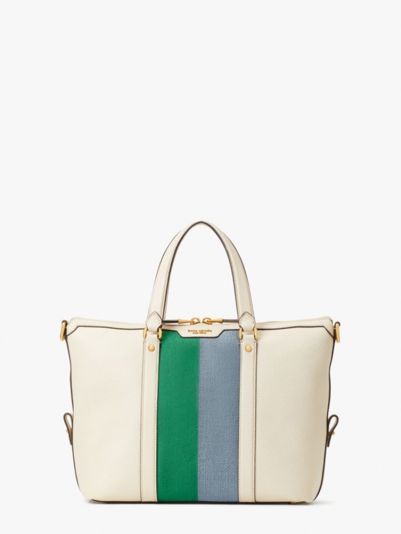 Kate Spade Racing Stripe Faye Medium Satchel Multicolor | 1573289-VE
