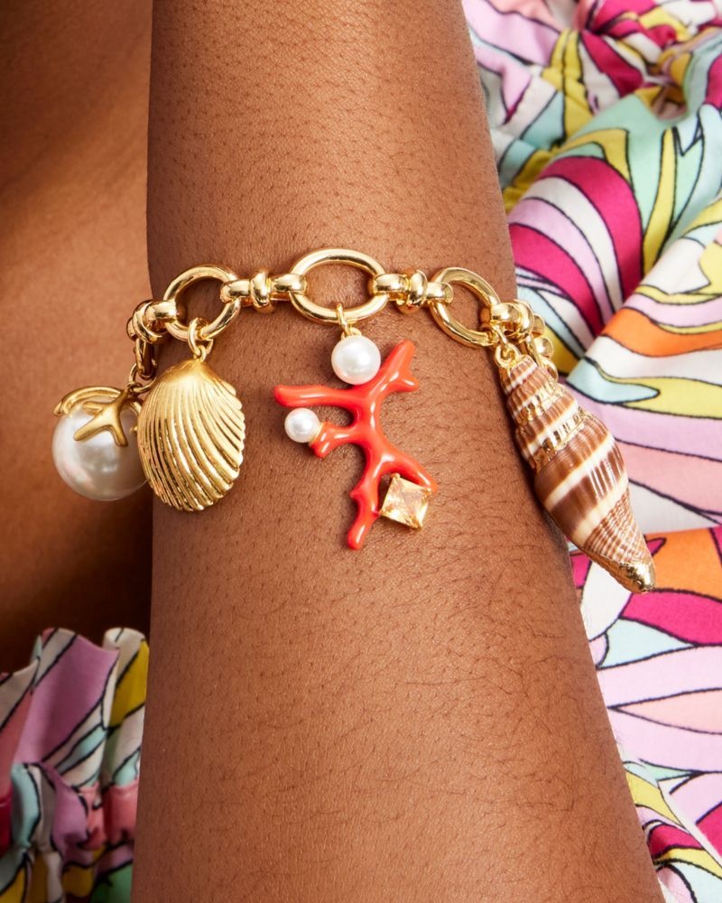 Kate Spade Reef Treasure Sea Charm Bracelet Multicolor | 7360912-SA
